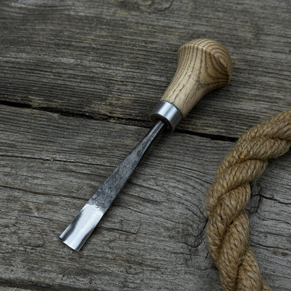 Straight Carving Gouge with Palm Handle – 12 mm (0.47 inches) - 9