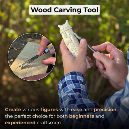 Straight Carving Gouge with Palm Handle – 12 mm (0.47 inches) - 7