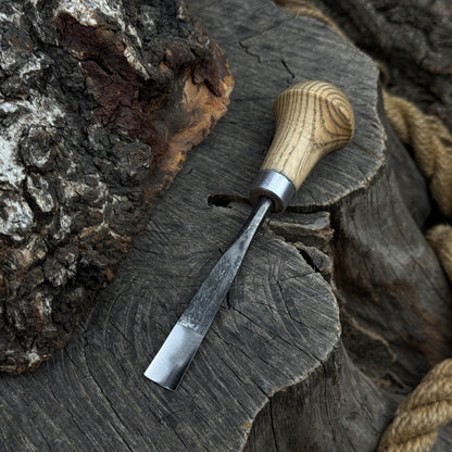Straight Carving Gouge with Palm Handle – 12 mm (0.47 inches) - 3