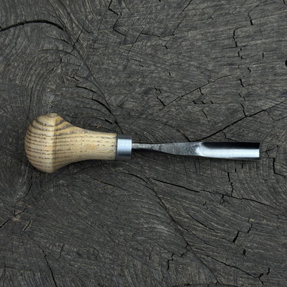 Straight Carving Gouge with Palm Handle, 5 - 12 mm (0.20 - 0.47 inches) - 2