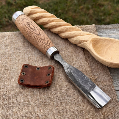 Straight Gouge (Rounded Chisel), 10 - 45 mm (0.4 - 1.8 inches) - 1