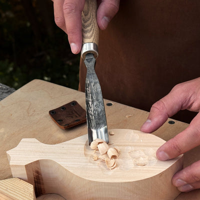 Straight Gouge (Rounded Chisel), 10 - 45 mm (0.4 - 1.8 inches) - 5