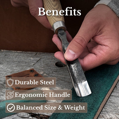 Straight Gouge (Rounded Chisel), 10 - 45 mm (0.4 - 1.8 inches) - 8
