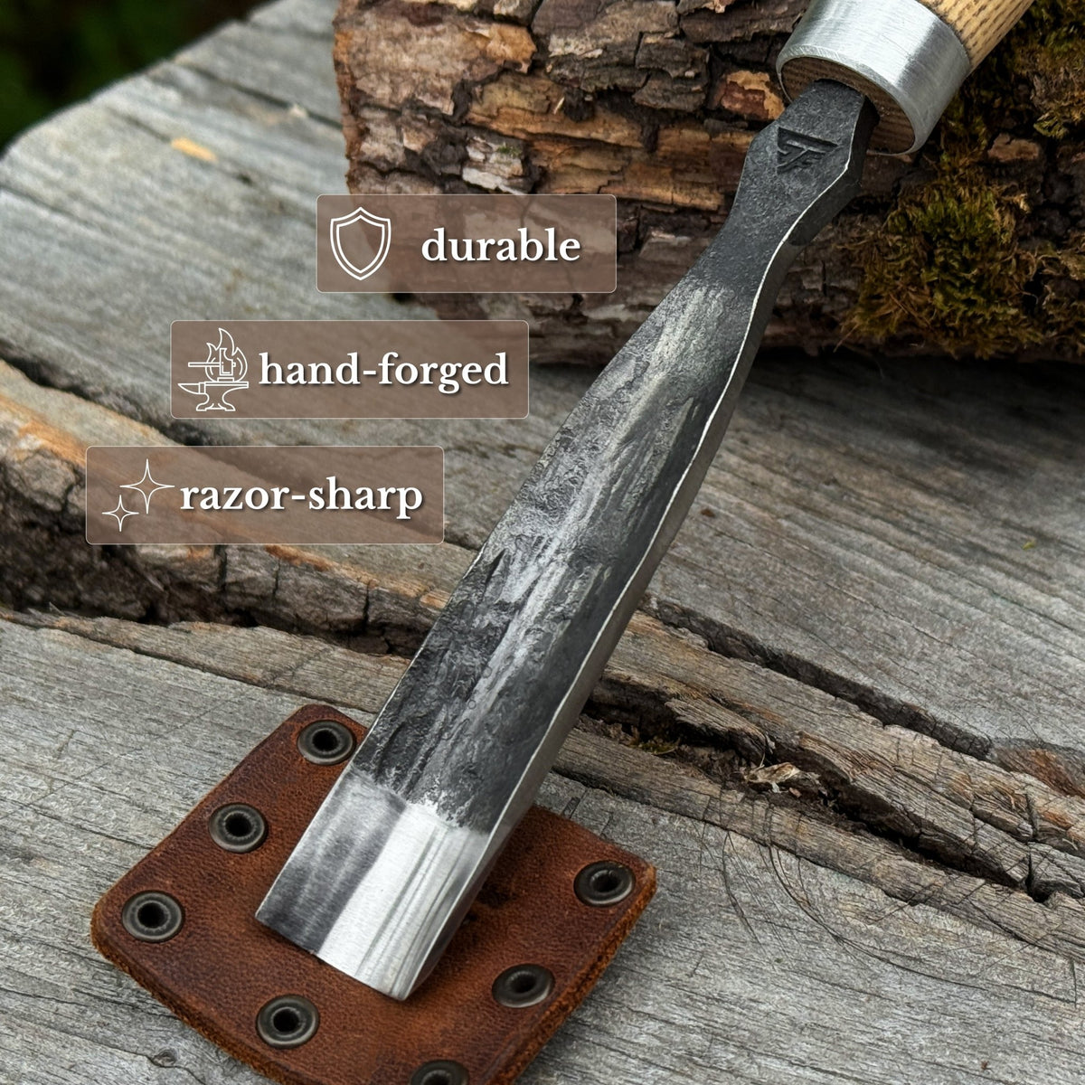Straight Gouge (Rounded Chisel), 10 - 45 mm (0.4 - 1.8 inches) - 3