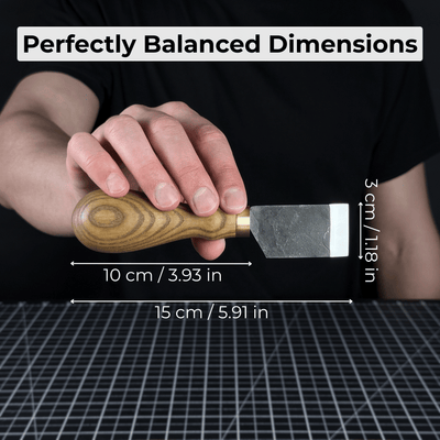 Straight Leather Skiving Knife, 3 cm (1.18 inches) - 6