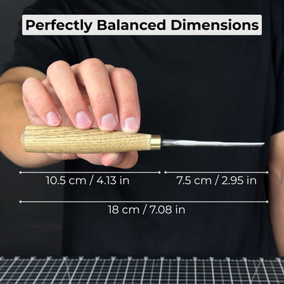 Straight Wood Carving Gouge, 5 - 12 mm (0.20 - 0.47 inches) - 5