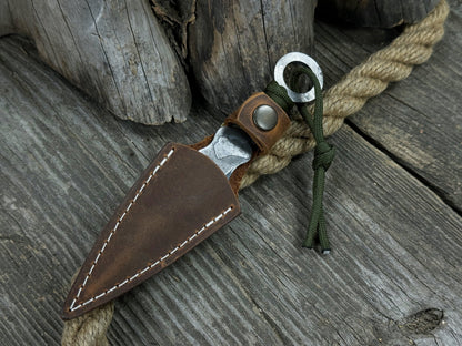 Throwing Knife with Leather Sheath, 16 cm (6.3 inches) - 3