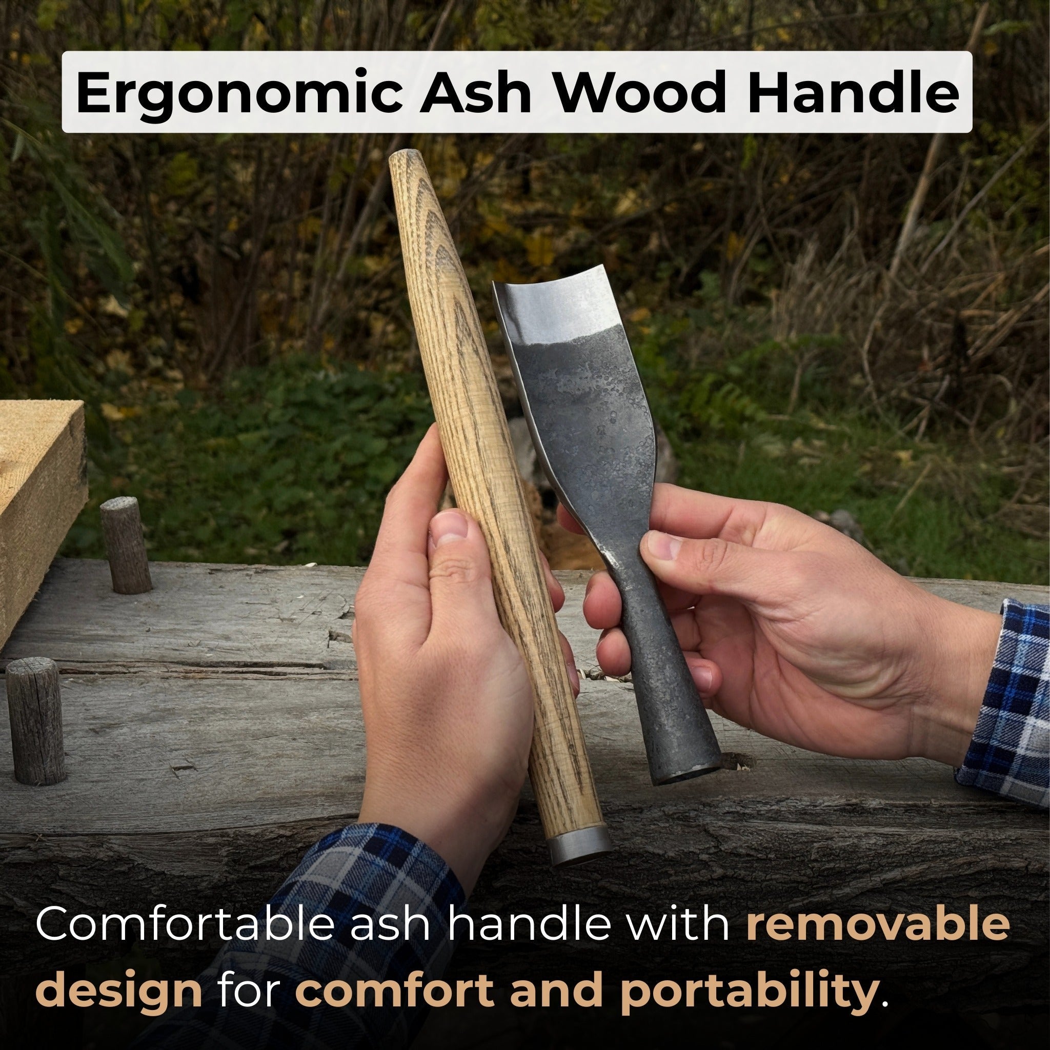 Timber Framing Rounded Chisel, 20 - 100 mm (0.8 - 3.9 inches) - 3