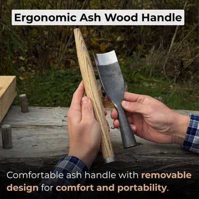 Timber Framing Rounded Chisel, 20 - 100 mm (0.8 - 3.9 inches) - 3