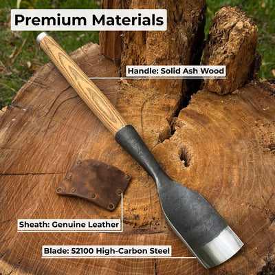 Timber Framing Rounded Chisel, 20 - 100 mm (0.8 - 3.9 inches) - 5