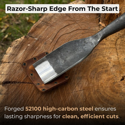 Timber Framing Rounded Chisel, 20 - 100 mm (0.8 - 3.9 inches) - 2