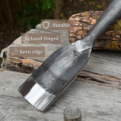 Timber Framing Rounded Chisel, 20 - 100 mm (0.8 - 3.9 inches) - 3