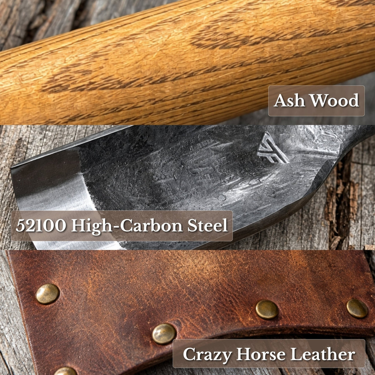 Timber Framing Rounded Chisel, 20 - 100 mm (0.8 - 3.9 inches) - 7