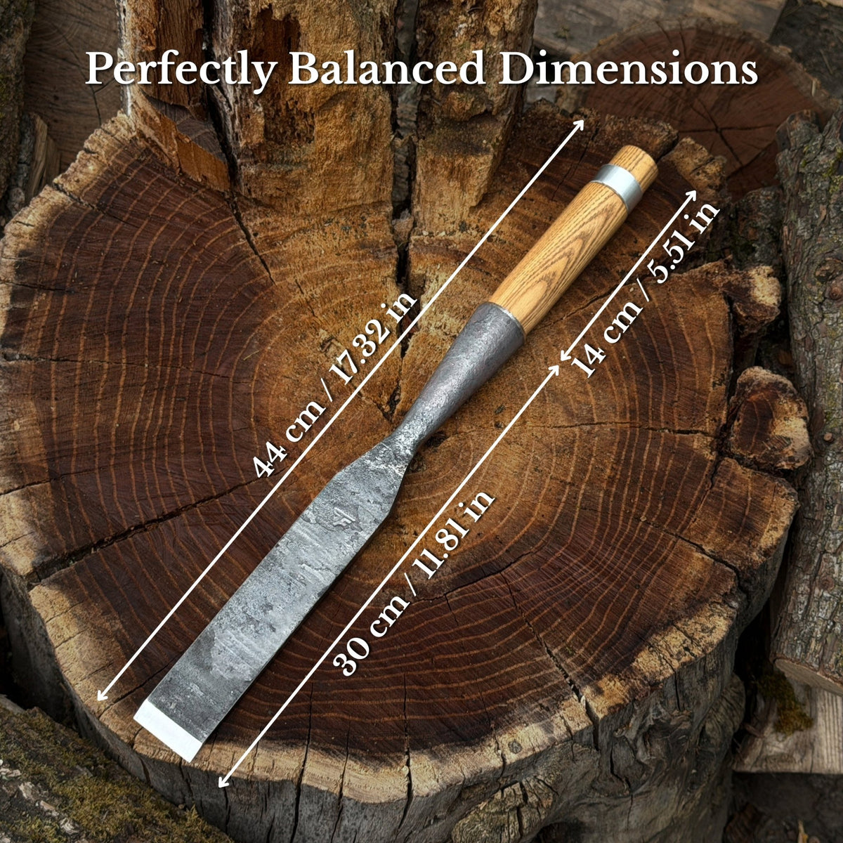Timber Framing Sliсk Chisel, 38-76 mm / 1 1/2-3 in - 3