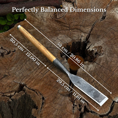 Timber Slick Chisel for Woodworking – 20 to 100 mm (0.8–3.9 Inches) - 2