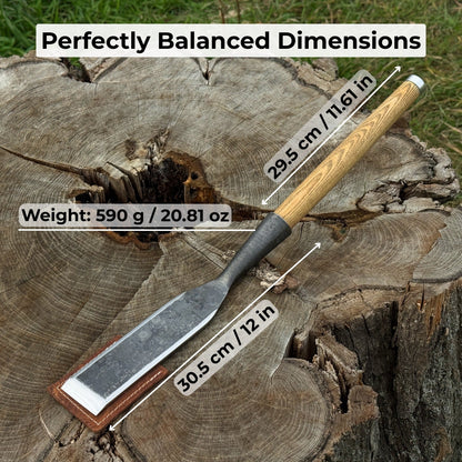 Timber Slick Chisel for Woodworking – 20 to 100 mm (0.8–3.9 Inches) - 5