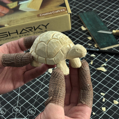 Turtle Carving Kit – Complete Starter Whittling Kit for Beginners, Adults, Teens, and Kids - 6