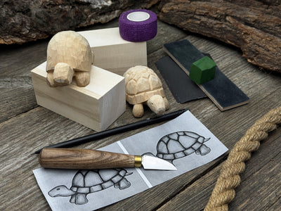 Turtle Carving Kit – Complete Starter Whittling Kit for Beginners, Adults, Teens, and Kids - 6