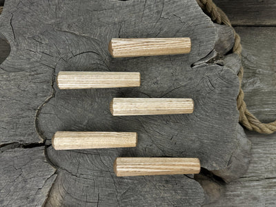 Universal Wooden Handles (Set of 5), 12.5 cm (4.92 in) - 3