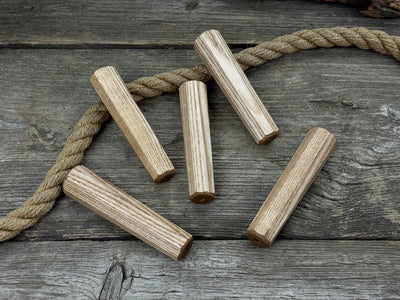 Universal Wooden Handles (Set of 5), 12.5 cm (4.92 in) - 1