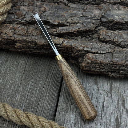 V - Parting Chisel 60 Degree, blade 6 mm (0.24 inches) - 10