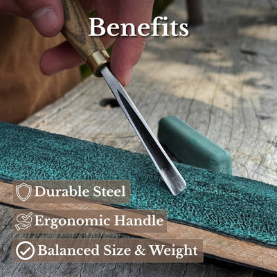 V-Parting Chisel 60 Degree, blade 6 mm (0.24 inches) - 8