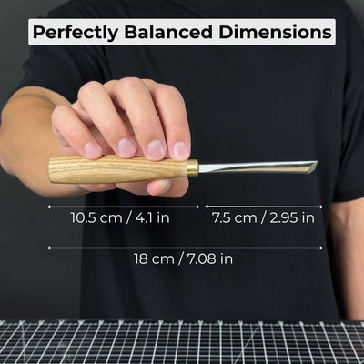 V - Parting Chisel 60 Degree, Blade 8 mm (0.31 inches) - 5