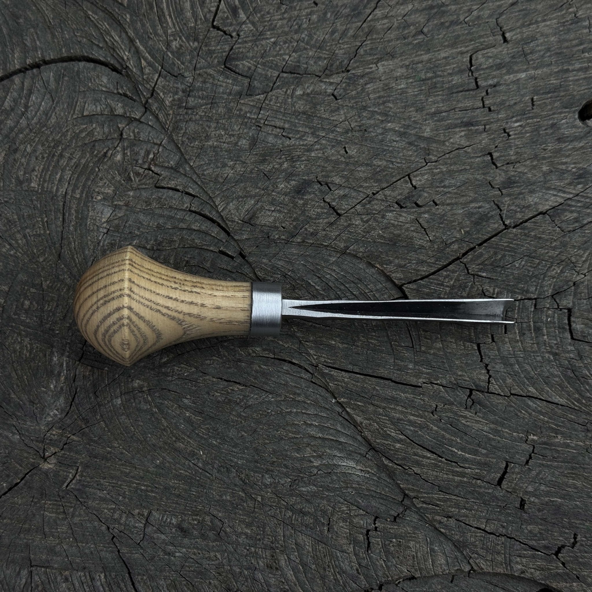 V - Parting Chisel 60 Degree with Palm Handle, 6 mm (0.24 inches) - 5