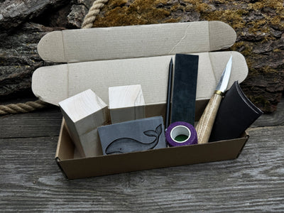 Whale Carving Kit - Complete Starter Whittling Kit for Beginners, Adults, Teens, and Kids - 7