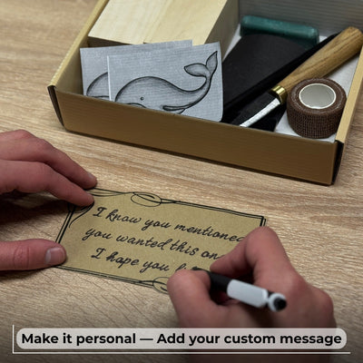 Whale Carving Kit - Complete Starter Whittling Kit for Beginners, Adults, Teens, and Kids - 11