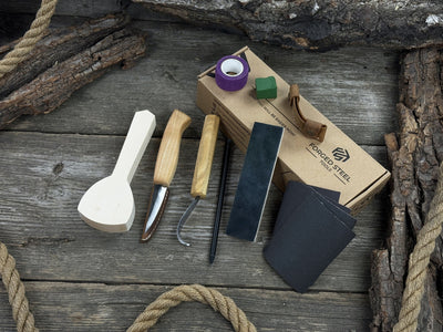 Whittle Your First Spoon – Beginner - Friendly Wood Carving Kit - 1