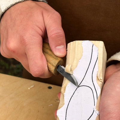 Whittling Knife for Wood Carving, 4.5 cm (1.77 inches) - 5