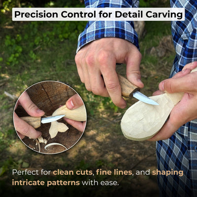 Whittling Knife for Wood Carving, 4.5 cm (1.77 inches) - 7