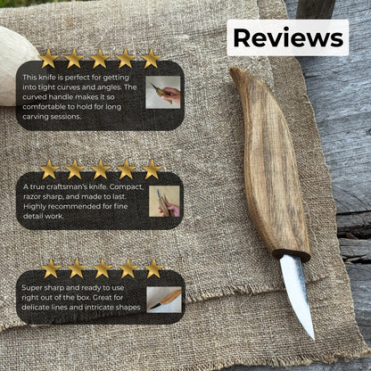 Whittling Knife for Wood Carving, 4.5 cm (1.77 inches) - 9