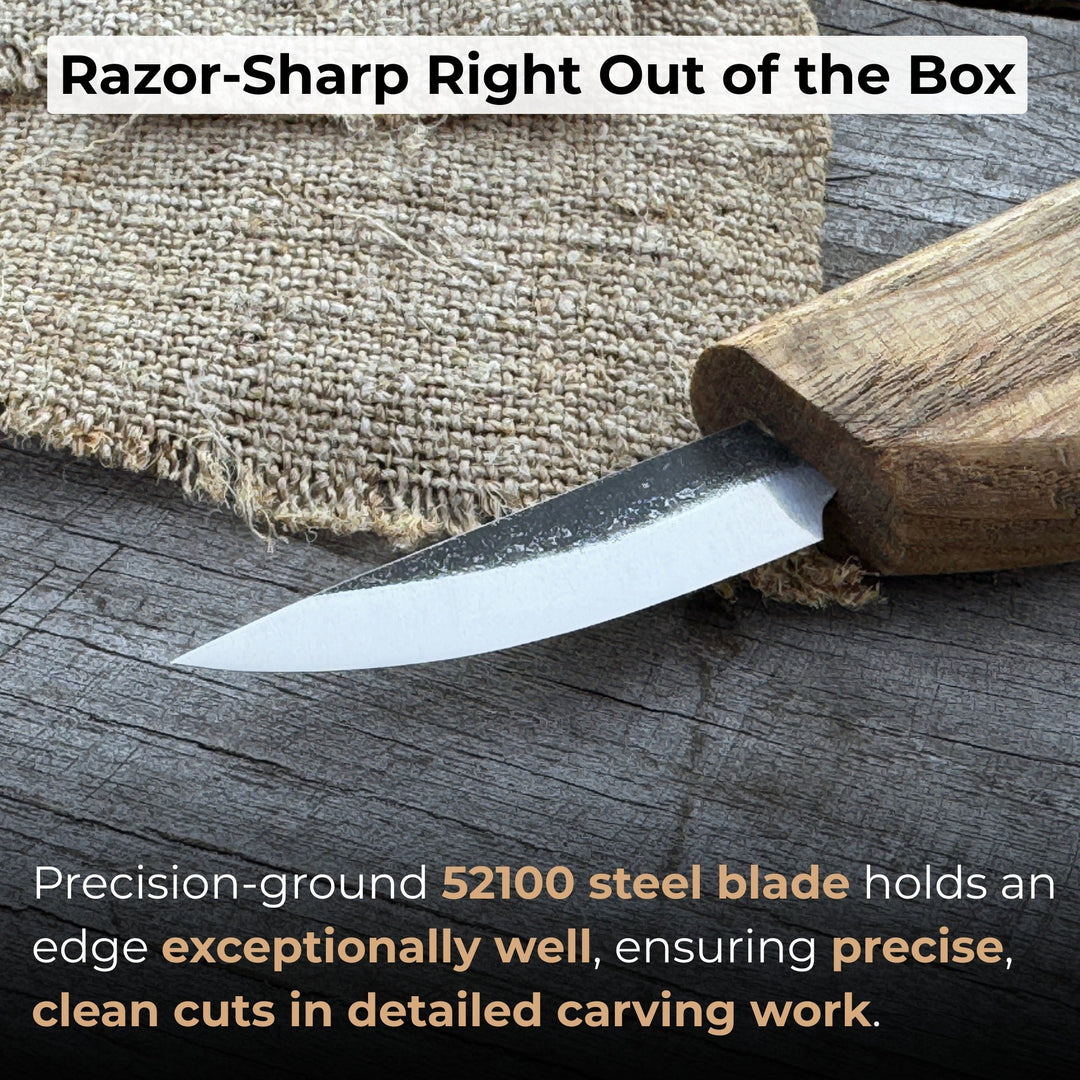 Chip Carving Knives - Sharky Forged Steel Tools