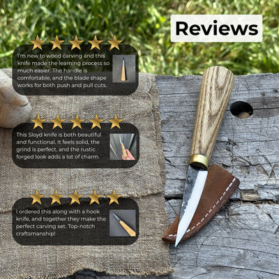 Whittling Sloyd Knife, 7.5 cm (2.95 inches) - 9