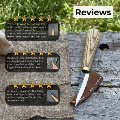 Whittling Sloyd Knife, 7.5 cm (2.95 inches) - 9