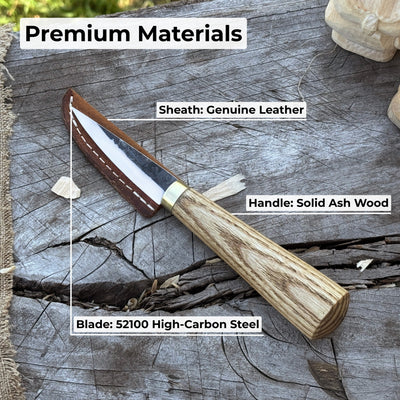 Whittling Sloyd Knife, 7.5 cm (2.95 inches) - 6