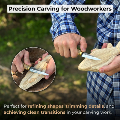 Whittling Sloyd Knife, 7.5 cm (2.95 inches) - 7