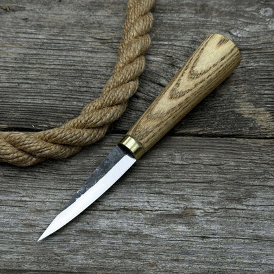 Whittling Sloyd Knife with Leather Sheath, 7.5 cm (2.95 inches) - 6