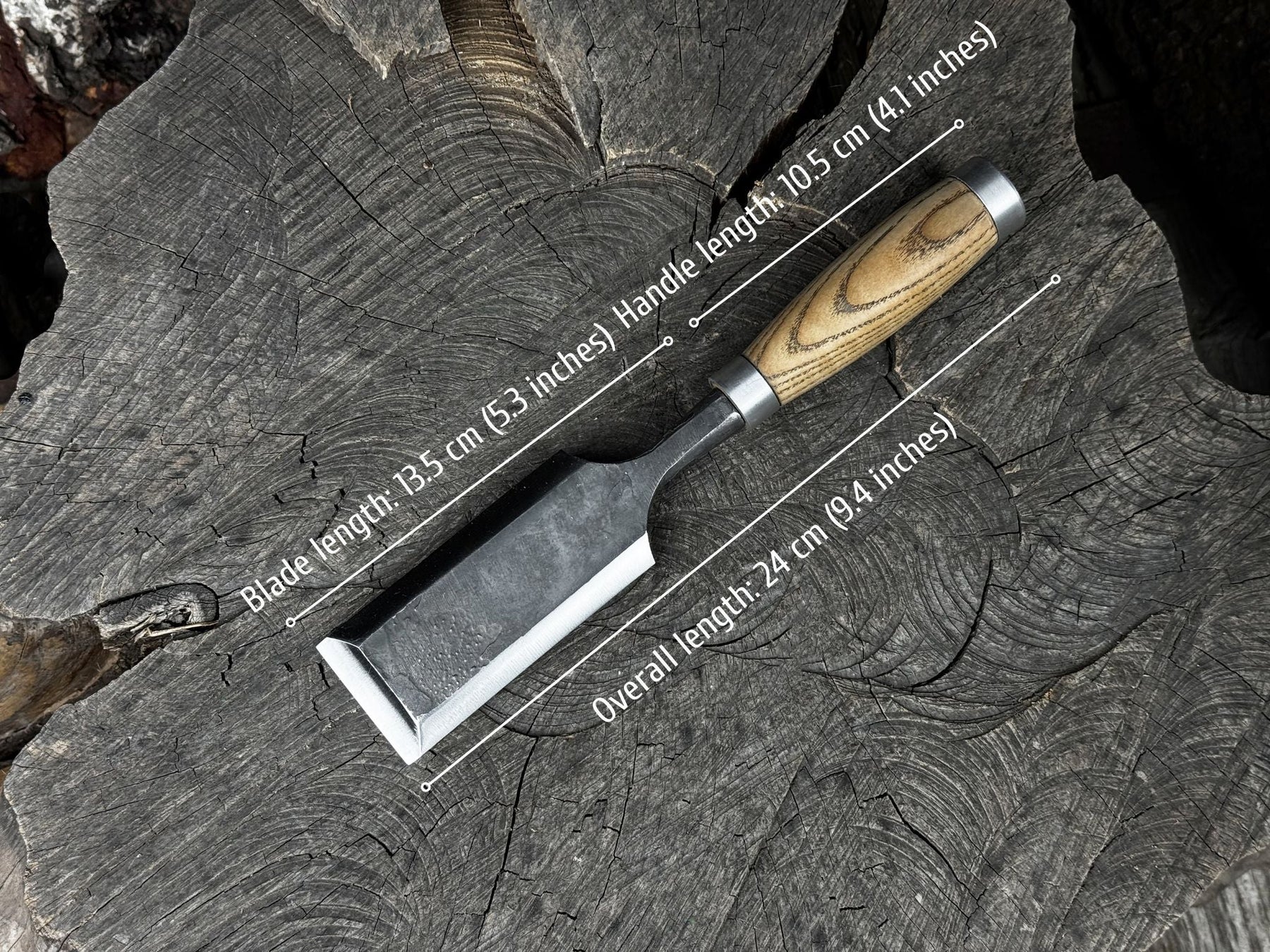 Wood Carving Chisel, 10 - 50 mm (0.39 - 1.97 inches) - Sharky Forged ...