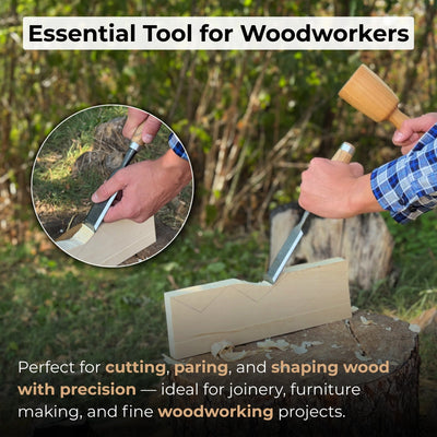 Wood Carving Chisel, 10 - 50 mm (0.39 - 1.97 inches) - 8