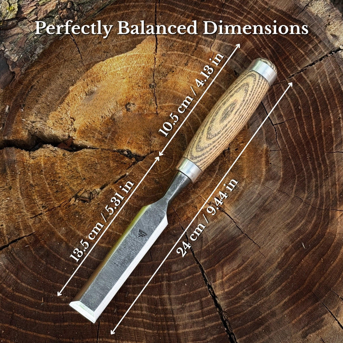 Wood Carving Chisel, 10 - 50 mm (0.39 - 1.97 inches) - 2