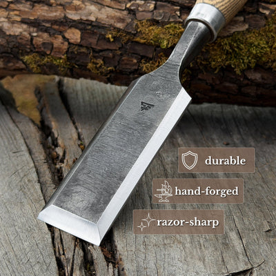 Wood Carving Chisel, 10 - 50 mm (0.39 - 1.97 inches) - 3
