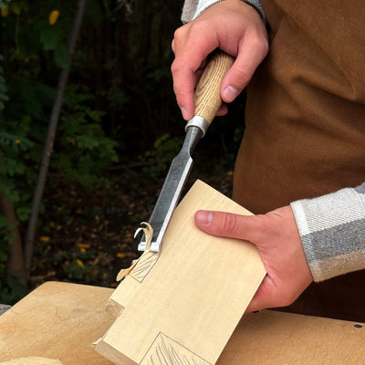Wood Carving Chisel, 10 - 50 mm (0.39 - 1.97 inches) - 6
