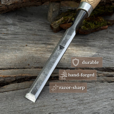 Wood Carving Chisel, 10 - 50 mm (0.39 - 1.97 inches) - 3