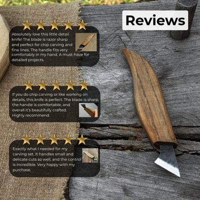 Wood Carving Knife, 2.5 cm (1 inch) - 9