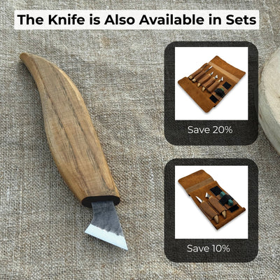 Wood Carving Knife, 2.5 cm (1 inch) - 10