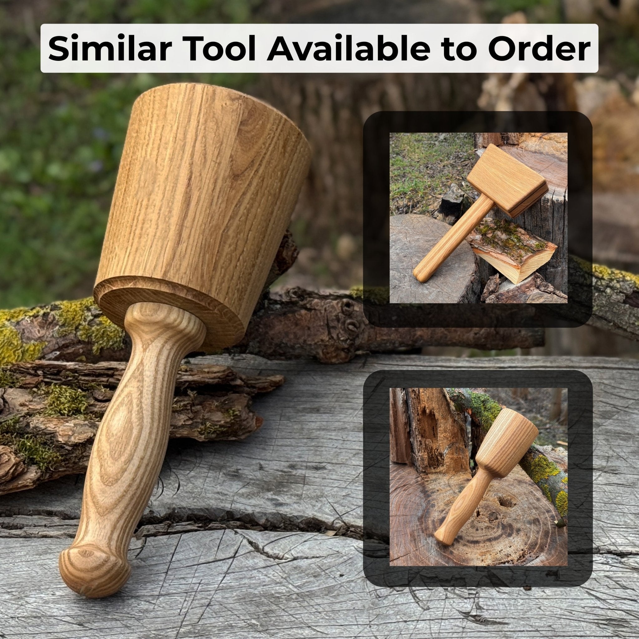 Wooden Mallet 16.75 oz for Woodworking and Carving - 8