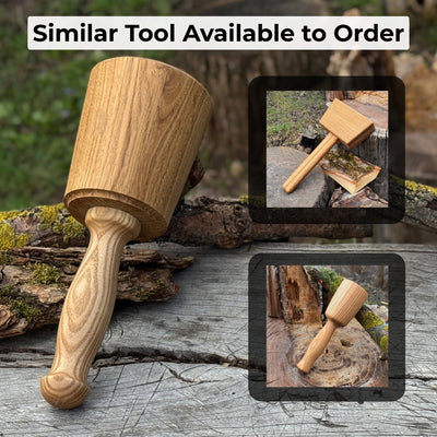 Wooden Mallet 16.75 oz for Woodworking and Carving - 8